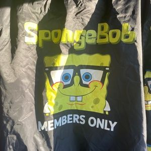 Spongebob Members Only Jacket size XXL